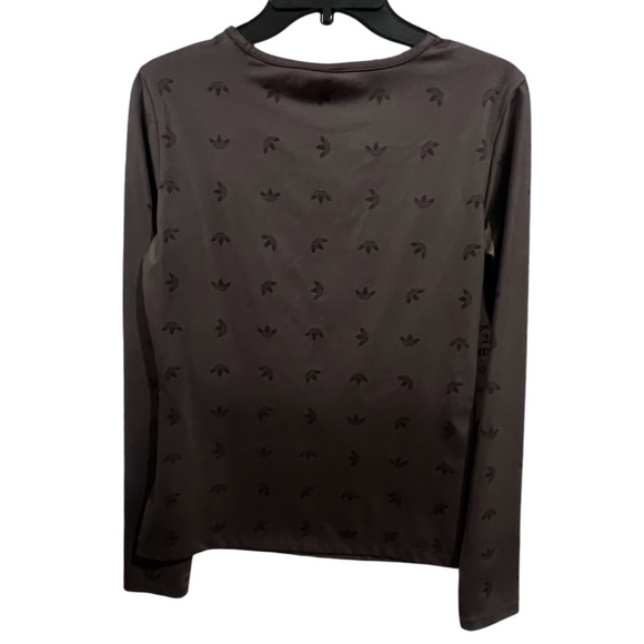 Adidas Brown Tee with Logo Accents - Picture 3 of 5